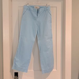J Crew Classic Twill Blue Chino Size 6S